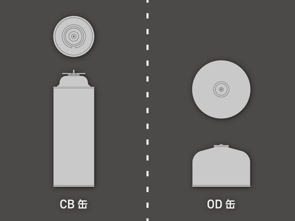 ガスカートリッジ Cb缶とod缶の違いとは キャンプ入門