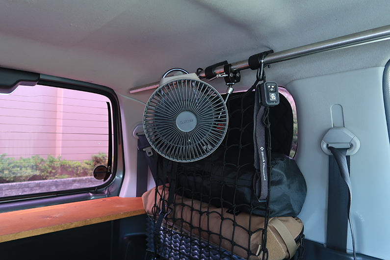 キャンプ 車中泊におすすめ扇風機クレイモアファンv600が見た目も機能も素晴らしかった